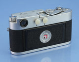 LEICA LEITZ M2 SS KOOHE 10308 CHROME CAMERA +SEFL TIMER +MATCHING # PAPERS +BOX