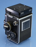 ROLLEI ROLLEIFLEX 3.5F 12/24 ZEISS PLANAR 75MM TLR CAMERA +CASE +SHADE MINT!
