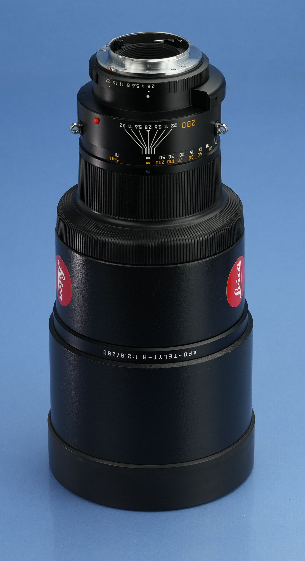LEICA 280MM APO-TELYT-R F2.8 11245 3CAM LENS +1.4X EXTENDER-R +CASE +POL FILTER