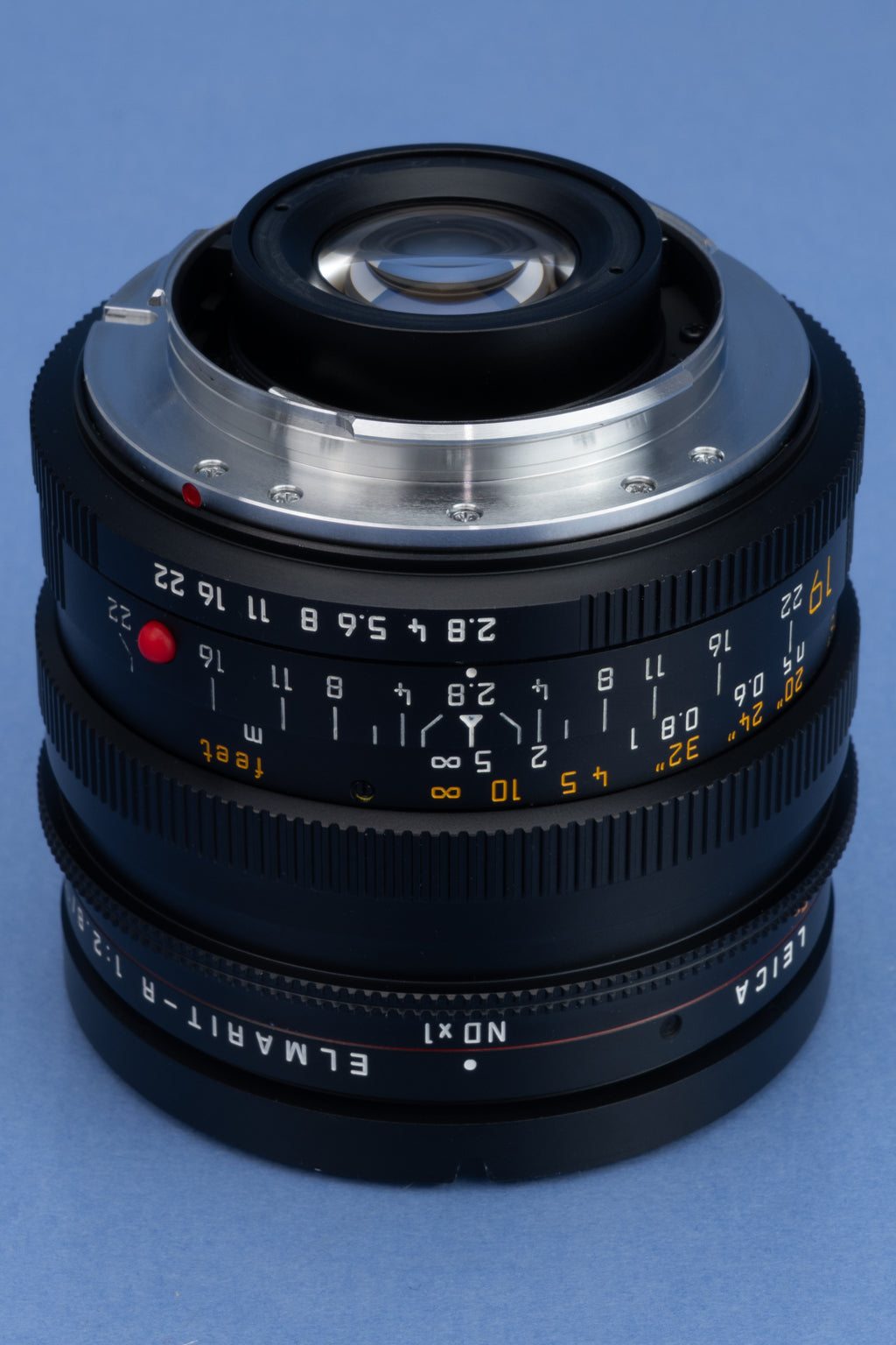 LEICA 19MM ELMARIT-R F2.8 2ND VERSION 3CAM 11258 LENS +12546 SHADE +CAPS NICE!