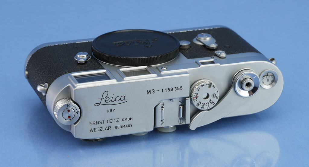 LEICA LEITZ M3 SS 10150 IGEMO CAMERA BODY LATE # NO GUARD #1158355 NICE!
