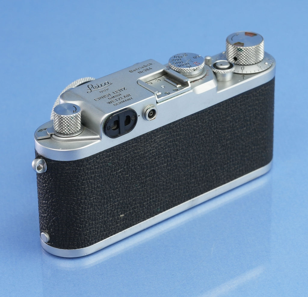 LEICA LEITZ IIIF BETRIEBSK Nr.384 RD/ST +LENS SET LOOHN INTERNAL +PAPERS! RARE!