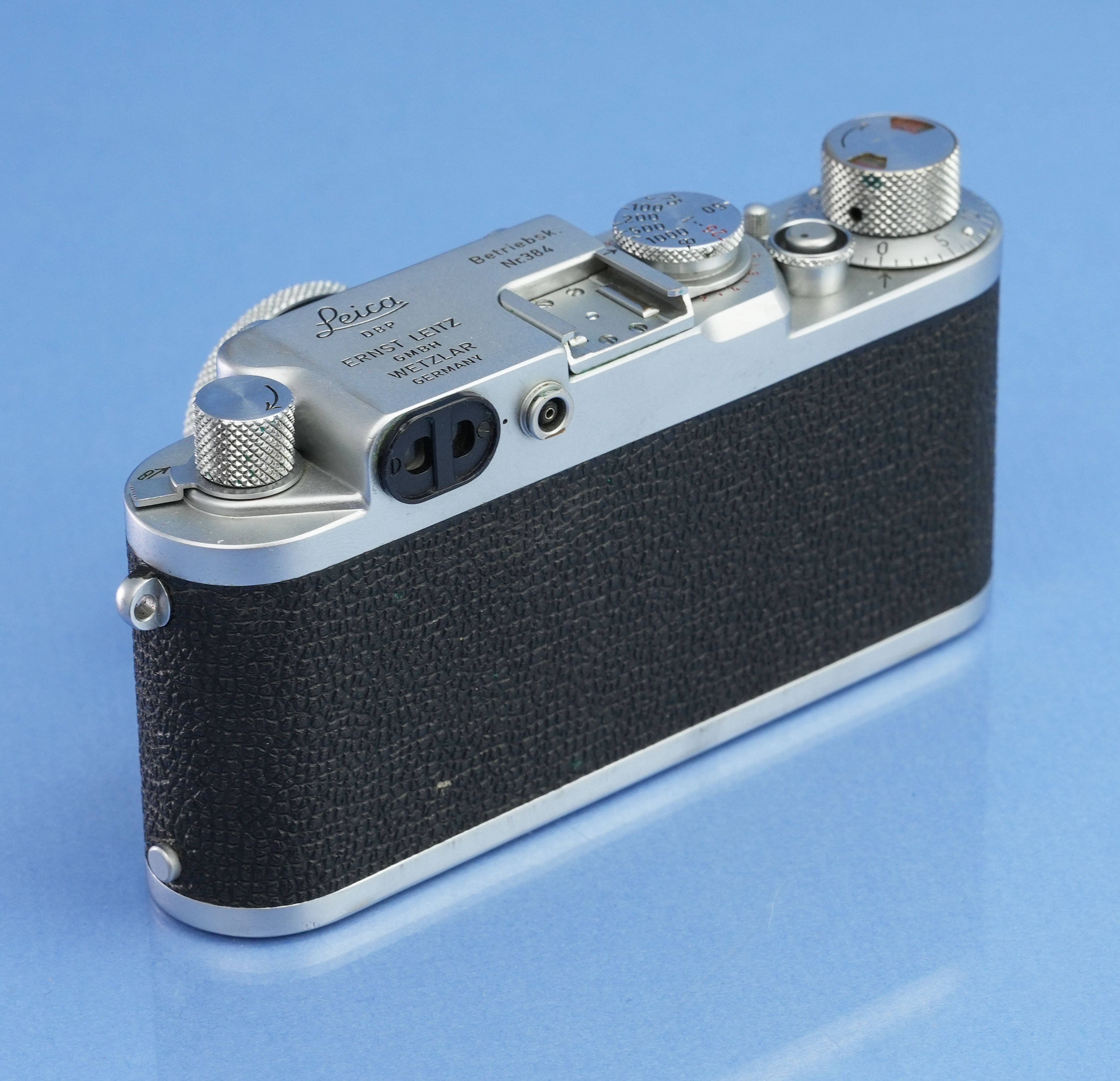 LEICA LEITZ IIIF BETRIEBSK Nr.384 RD/ST +LENS SET LOOHN INTERNAL +PAPERS! RARE!