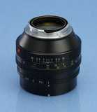 LEICA LEITZ 50MM NOCTILUX-M F1 11821 E58 LENS +BOX +12519 SHADE +CAPS +UV EARLY!