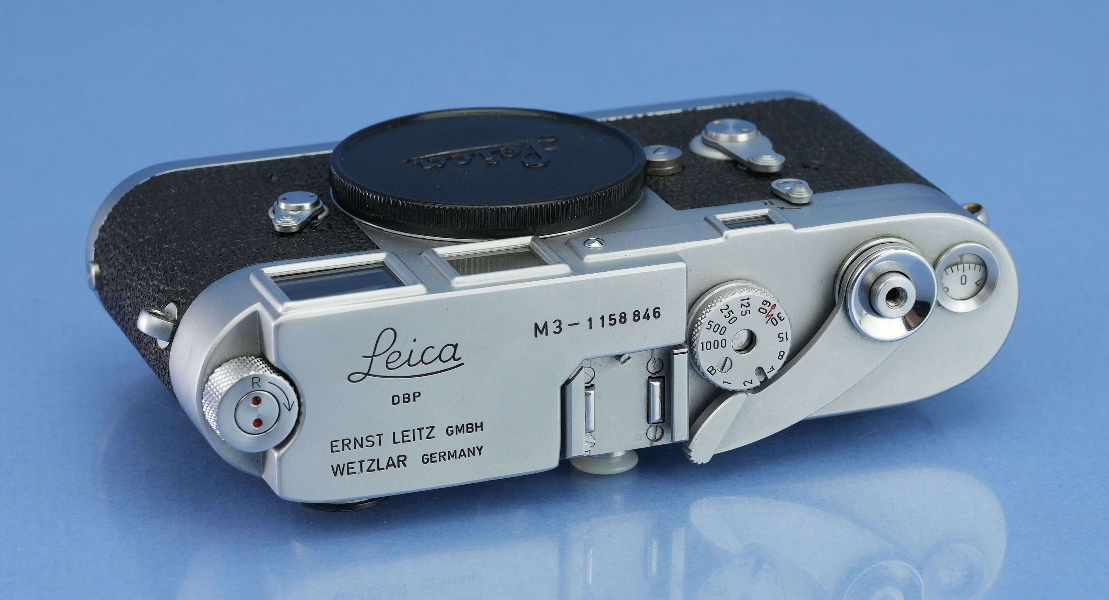 LEICA LEITZ M3 SS 10150 IGEMO CAMERA BODY LATE # NO GUARD #11578846 RARE +PRETTY