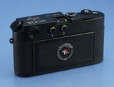 LEICA LEITZ M4 10400 WETZLAR BLACK CHROME CAMERA BODY +PAPERS +BOX NEW OLD STOCK