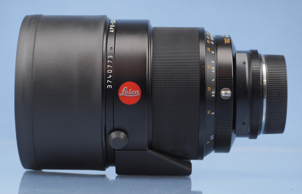 LEICA 11354 180MM APO-SUMMICRON-R F2 ROM OBJEKTIV + GEHÄUSE + FILTERHALTER + OBJEKTIVSTÜCK IN GUTEM ZUSTAND!