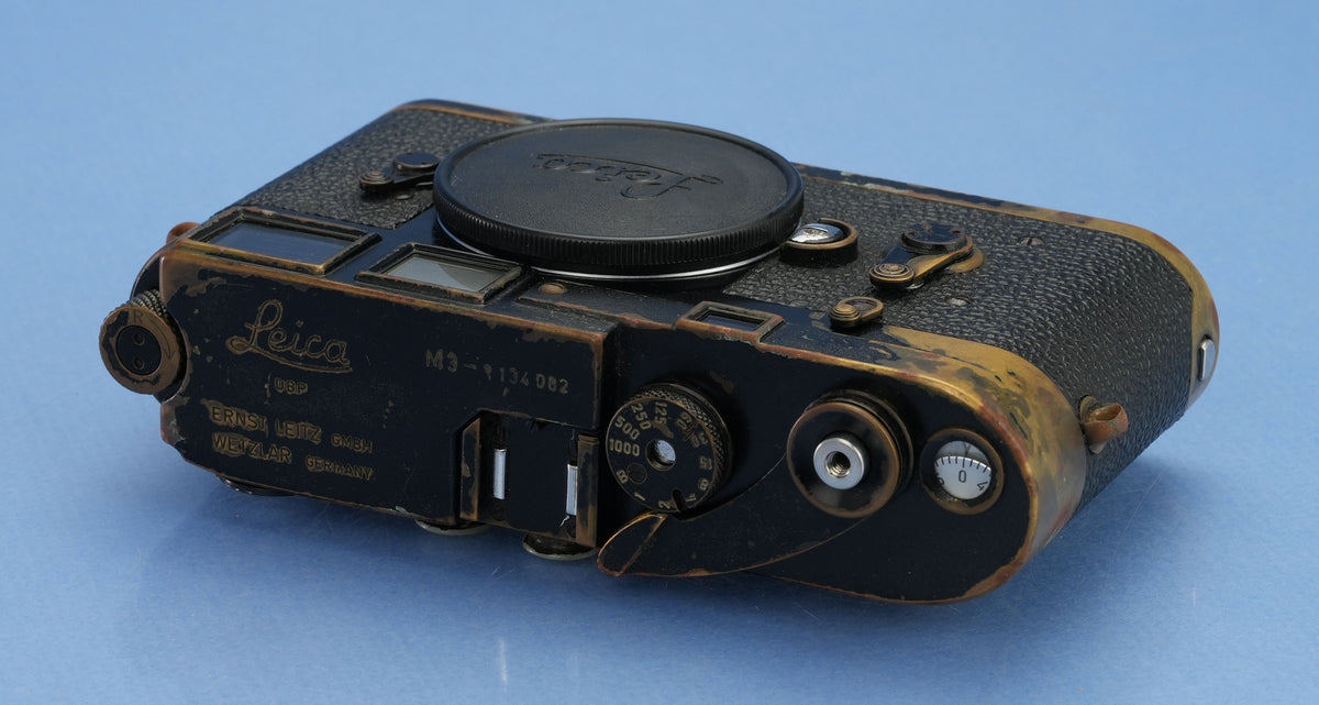 LEICA LEITZ M3 SS BLACK PAINT IGEMO CAMERA BODY #1134082 LAST BATCH 1965 PRETTY!