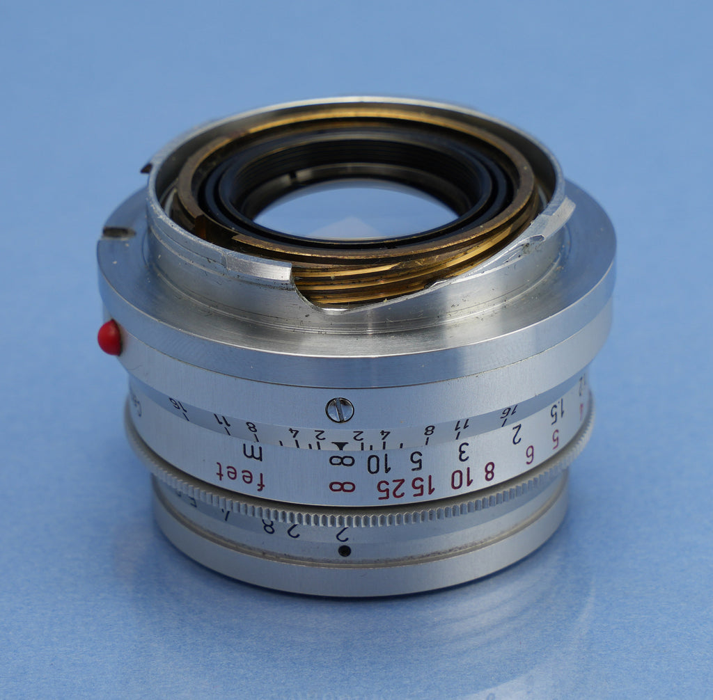 LEICA LEITZ SUMMICRON 35MM F2 M 11308 8 ELEMENT 1ST VERSION CANADA LENS +CAPS