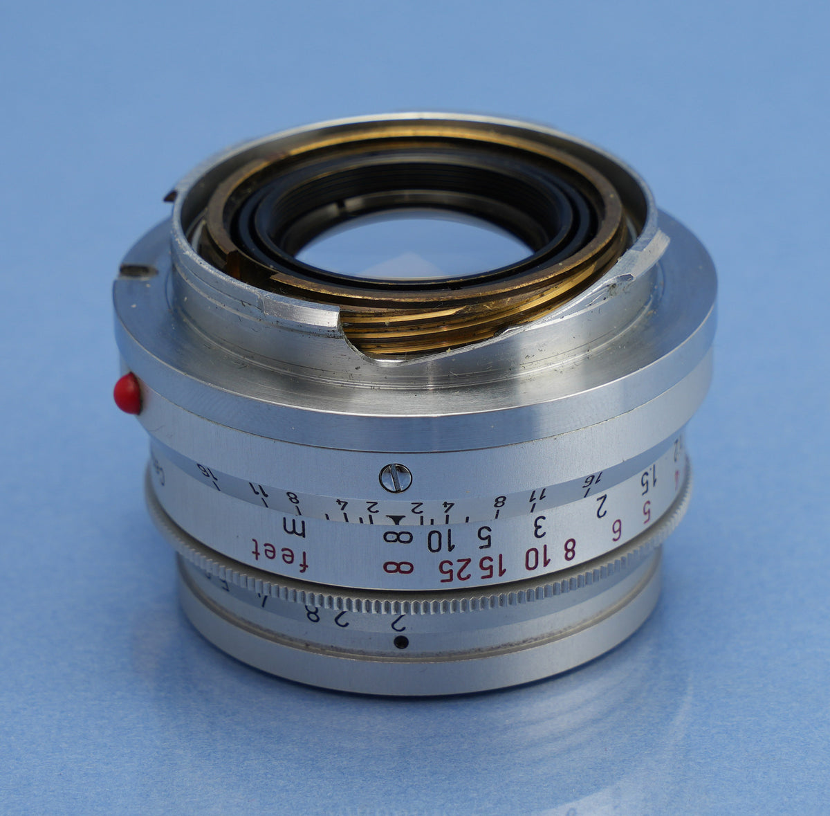 LEICA LEITZ SUMMICRON 35MM F2 M 11308 8 ELEMENT 1ST VERSION CANADA LENS +CAPS