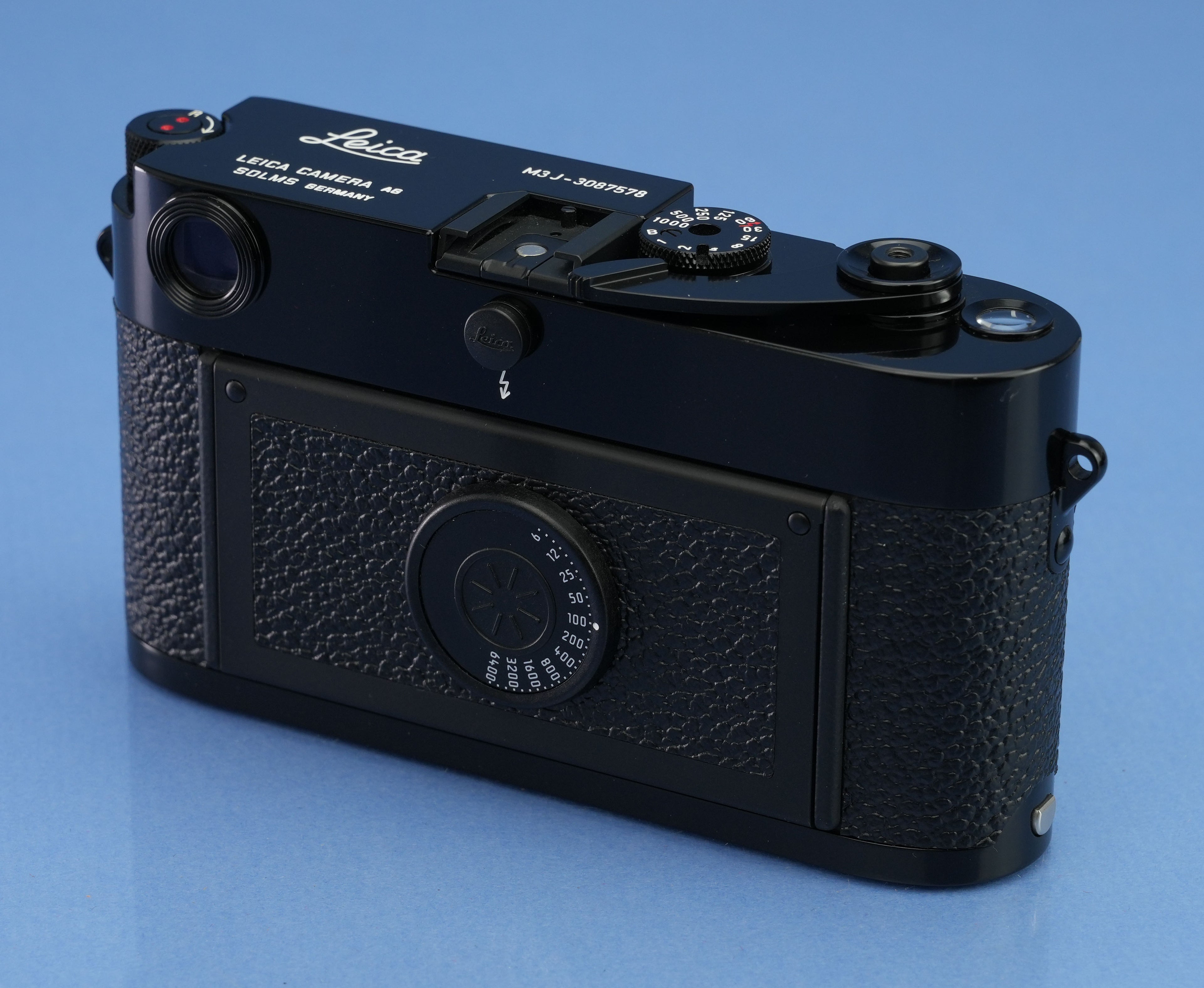 LEICA LEITZ M3J M3 JAHRE BLACK PAINT RANGEFINDER BODY 10330 MINT OPEN BOX RARE!