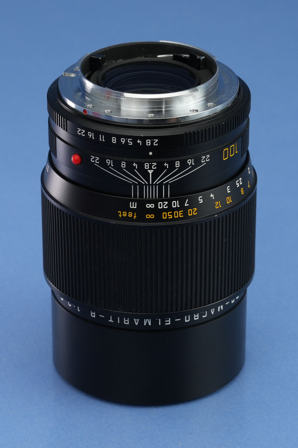 LEICA LEITZ 100MM APO-MACRO-ELMARIT-R F2.8 11210 3CAM LENS +CAPS CLEAN! SHARP!