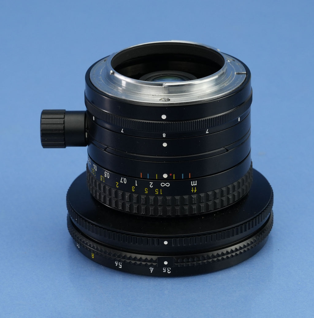 NIKON PC-NIKKOR 28MM F3.5 AIS AI-S PERSPECTIVE CONTROL LENS +CAPS +CASE CLEAN!