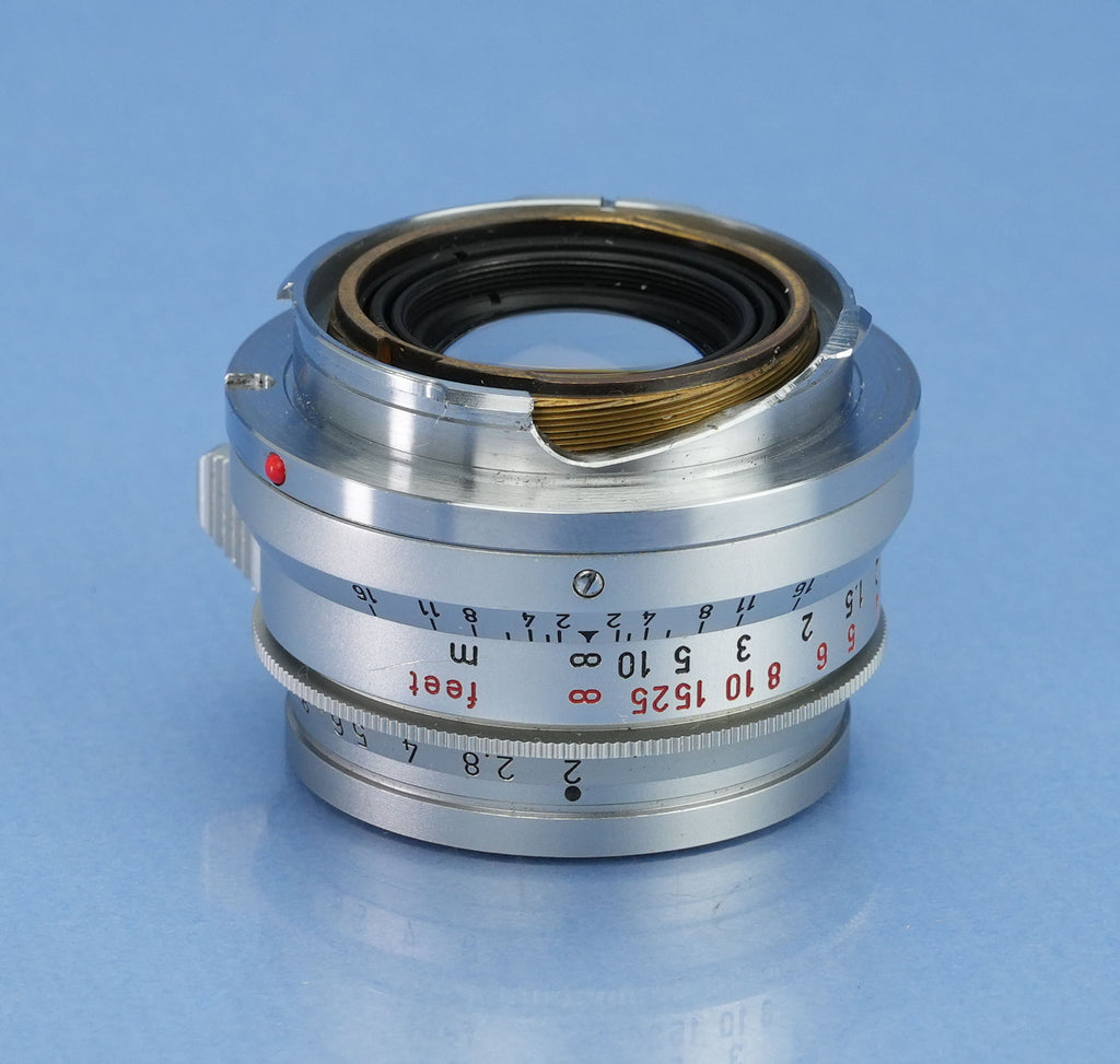 LEICA LEITZ SUMMICRON 35MM F2 M 11308 8 ELEMENT 1ST VERSION CANADA LENS +CAPS