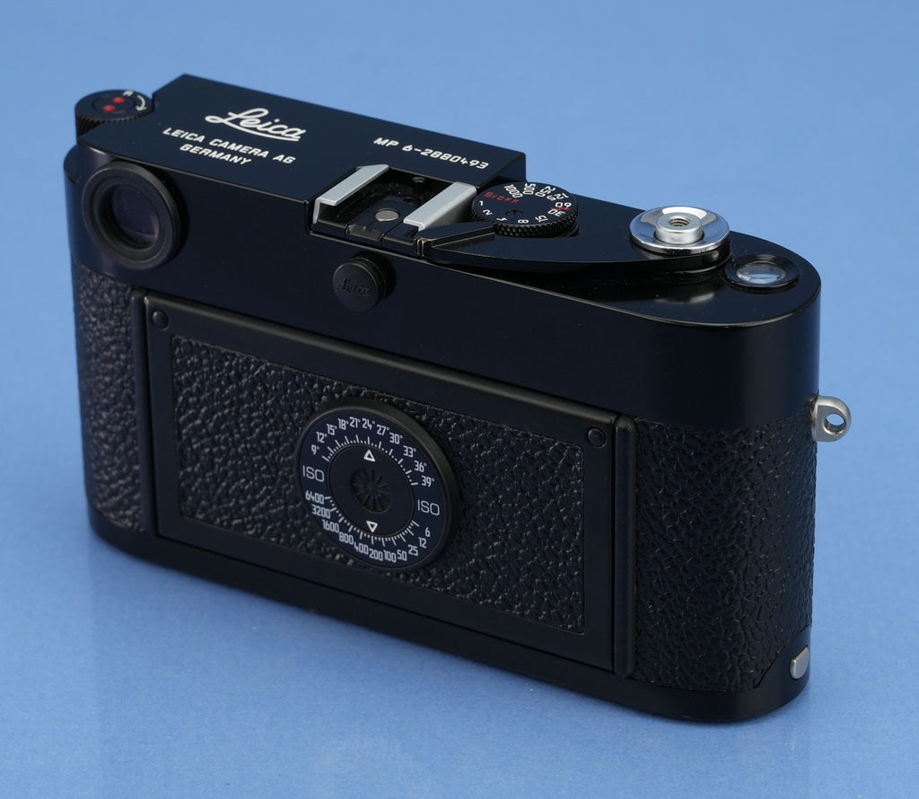 LEICA MP 6 MP6 10311 SCHWARZE LACKIERUNG ENTFERNUNGSFONKERKAMERA GEHÄUSE + DECKEL NEUWERTIG SELTEN