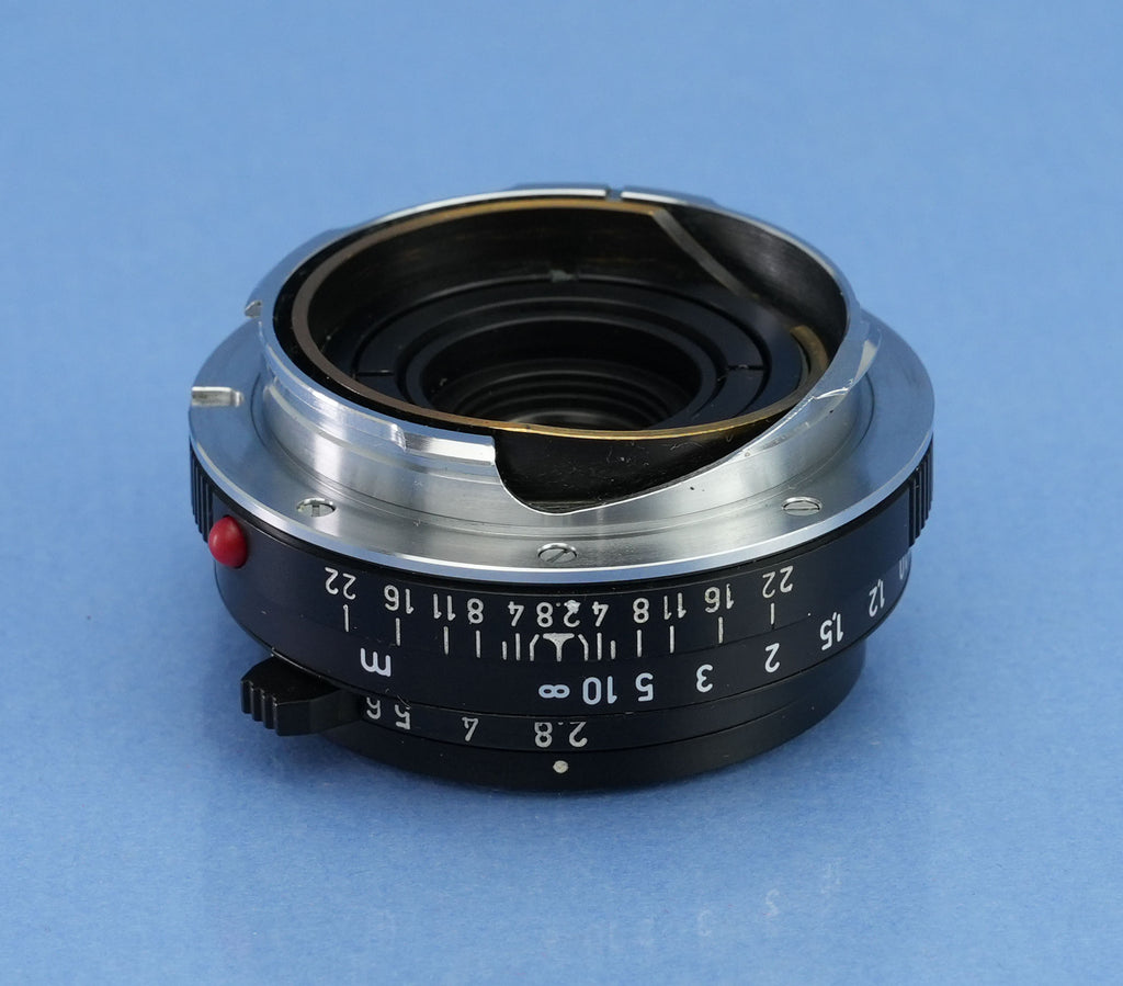 LEICA LEITZ 40MM ELMARIT-C F2.8 M LENS CL RARE +CAP +BOX +HOOD +FILTER RARE!