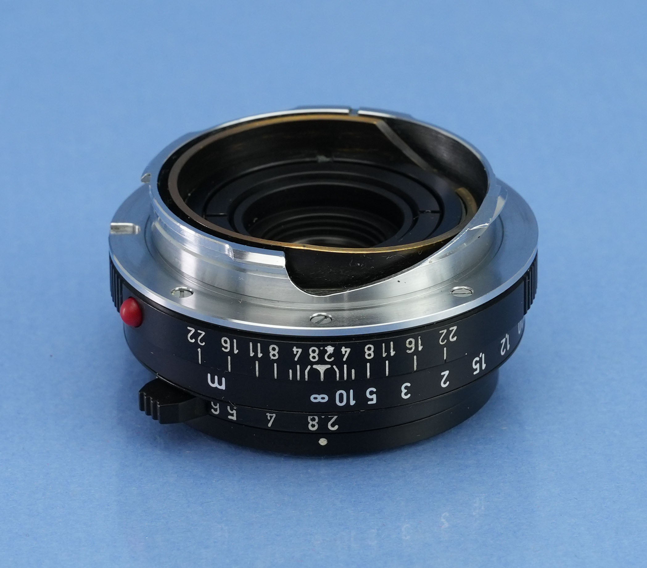 LEICA LEITZ 40MM ELMARIT-C F2.8 M LENS CL RARE +CAP +BOX +HOOD +FILTER RARE!