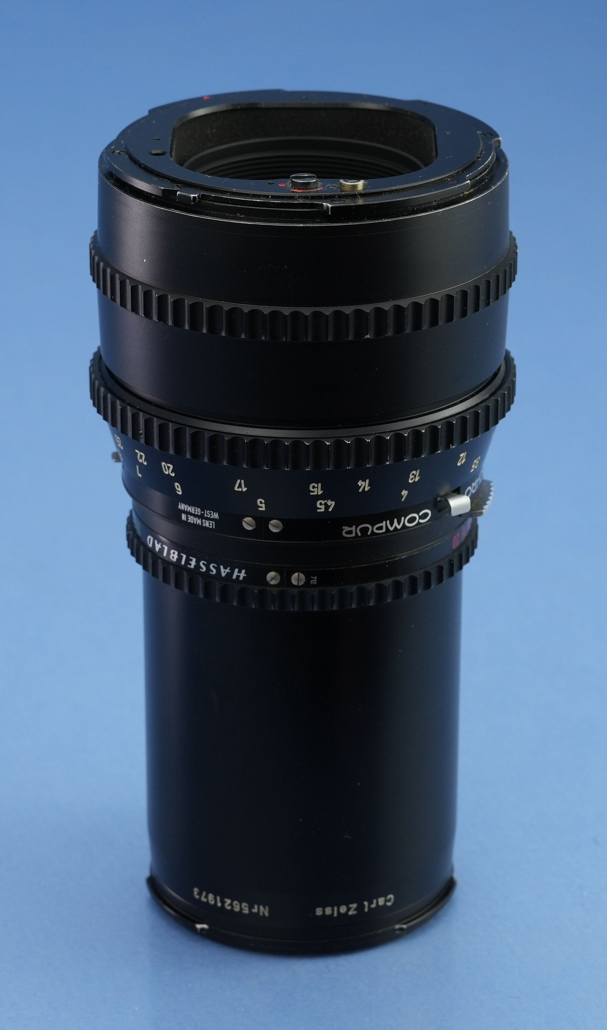 HASSELBLAD 250MM ZEISS SONNAR SUPERACHROMAT RARE BLACK RING F5.6 C LENS +CAPS