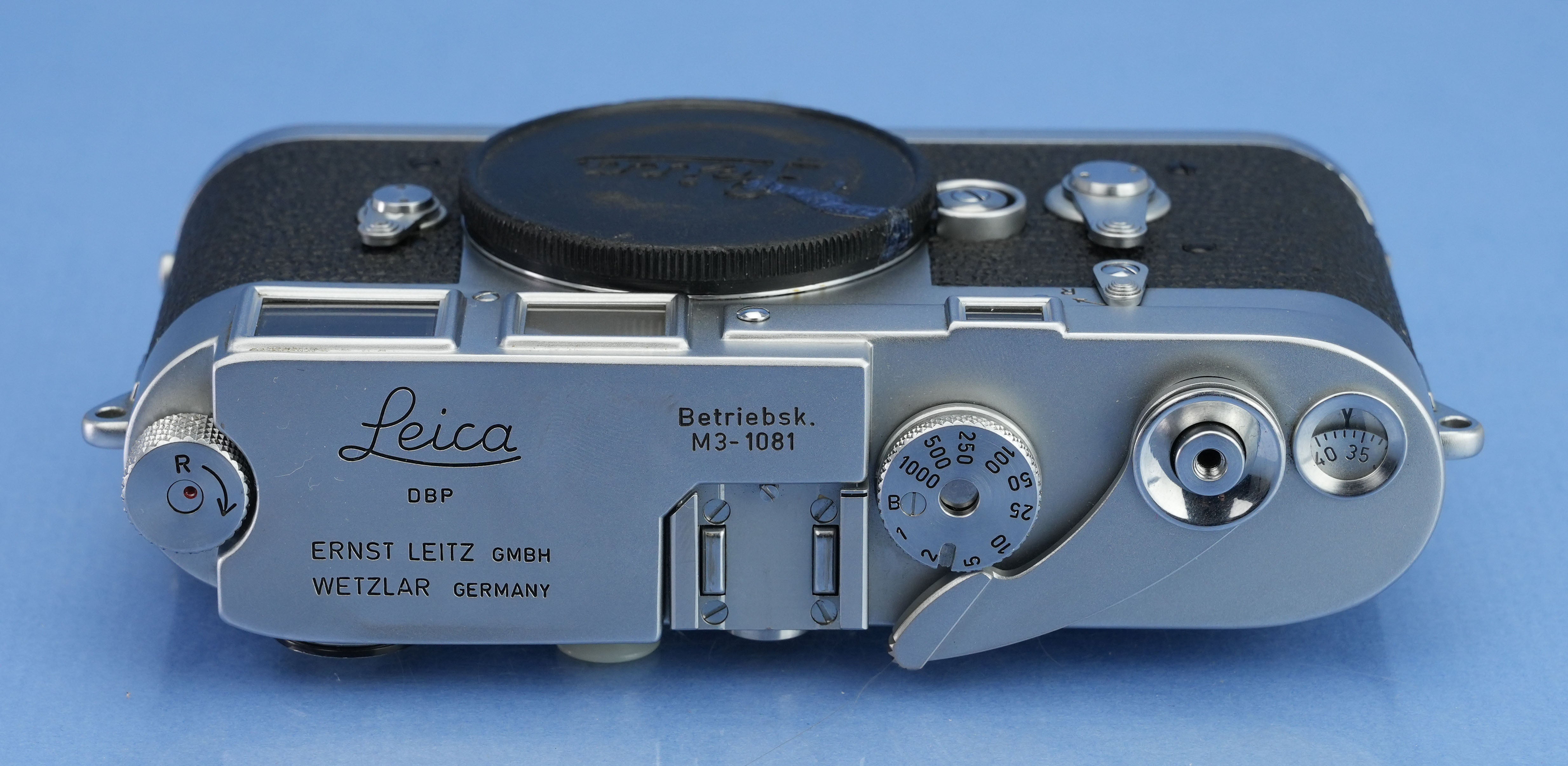 LEICA LEITZ M3 DS IGEMO 10150 BETRIEBSK #1081 INTERNAL CHROME