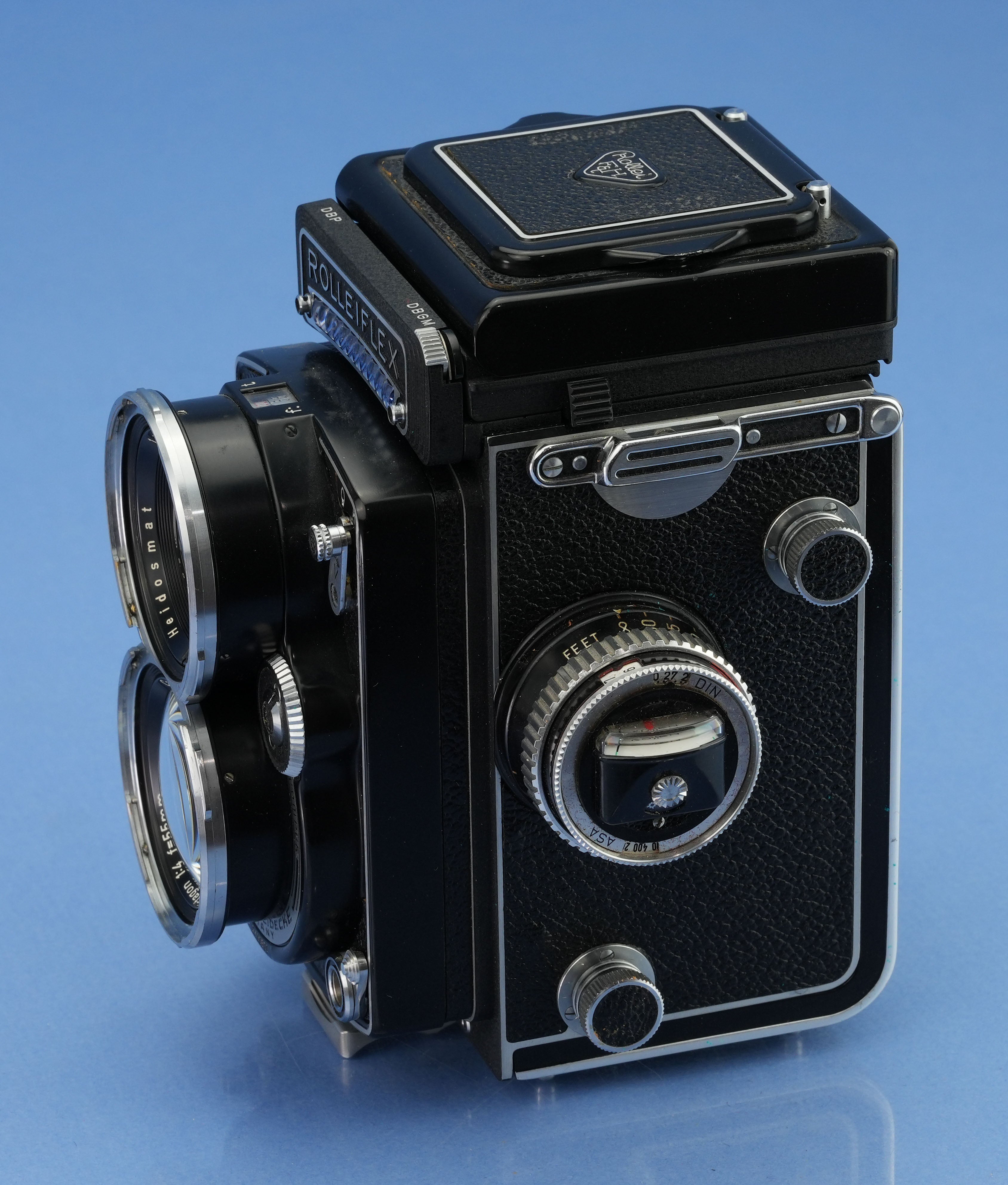 ROLLEIFLEX ROLLEI 55MM F4 DISTAGON ZEISS WIDE CAMERA +METER +SHADE +FILTERS WOW!