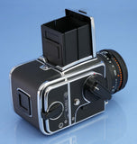 HASSELBLAD STAR* 500C/M CAMERA +80MM PLANAR F2.8 CF T* LENS +A12 BACK +BOX MINT