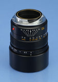 LEICA LEITZ 90MM SUMMICRON-M F2 11136 VERY LATE # PRE APO ASPH BLACK M LENS +UVA