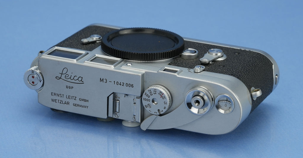 LEICA LEITZ M3 10150 IGEMO SINGLE STROKE SS 1961 CHROME CAMERA #1042006 NICE