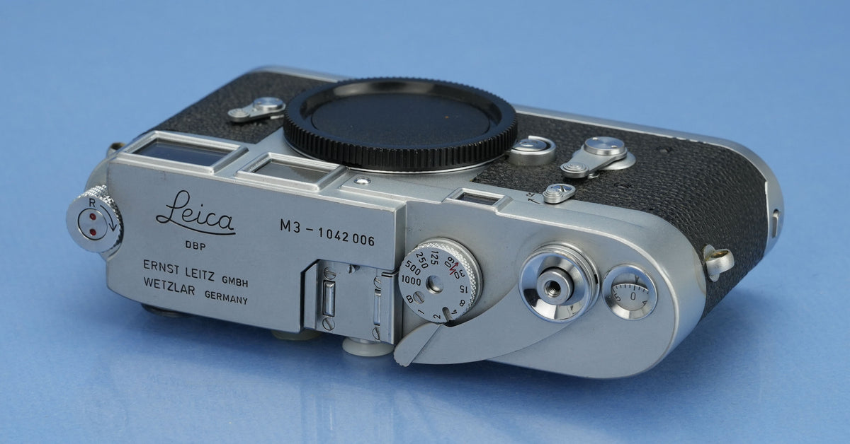 LEICA LEITZ M3 10150 IGEMO SINGLE STROKE SS 1961 CHROME CAMERA #1042006 NICE