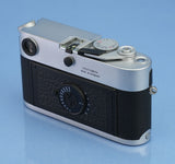LEICA LEITZ M7 0.72 SILVER CHROME 10504 RANGEFINDER CAMERA BODY +BOX CLEAN NICE