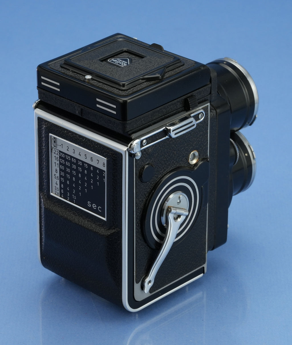 ROLLEI TELE ROLLEIFLEX 135MM SONNAR F4 TLR CAMERA +CASE +CAPS +METER VERY PRETTY