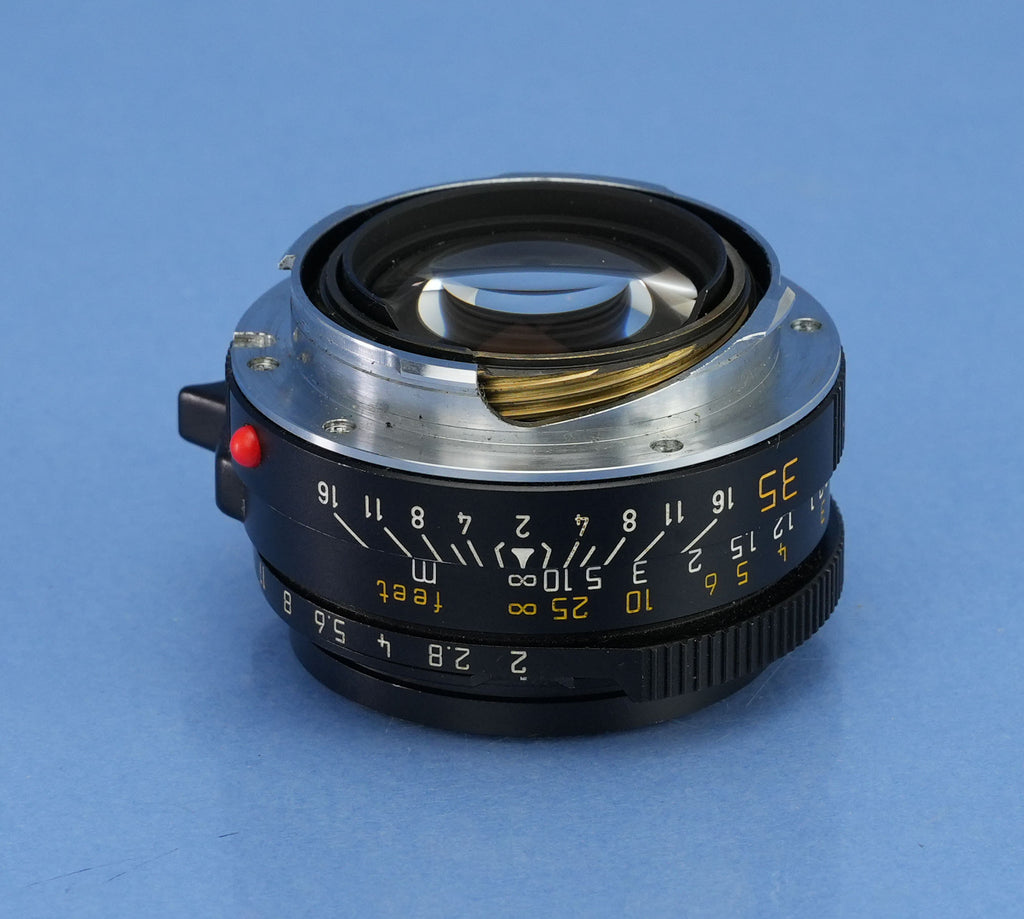 LEICA 35MM F2 SUMMICRON-M E39 4TH V 11310 LATE # GERMANY LENS KING OF BOKEH NICE