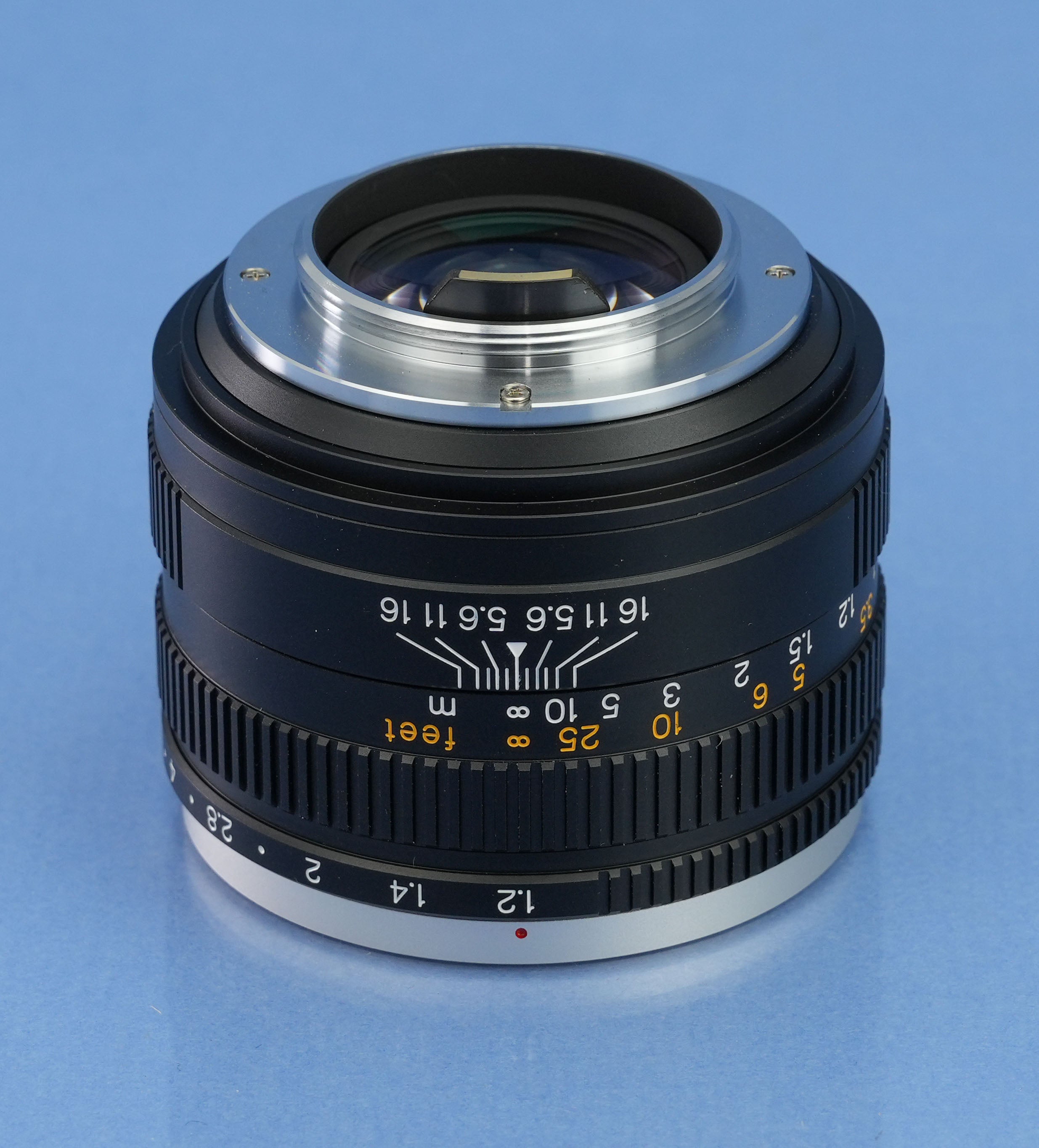 KONICA HEXANON 60MM F1.2 LEICA NOCTILUX OBJEKTIV + DECKEL + FILTER + BOX + SUCHER NEUWERTIGES SET