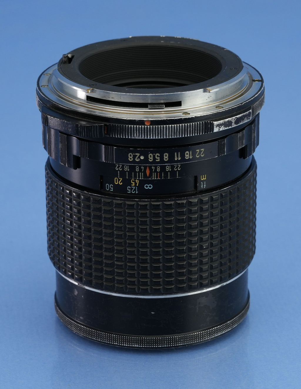 PENTAX SMC 6X7 165MM F2.8 MEDIUM FORMAT SLR LENS +CAPS NO YELLOW GLASS