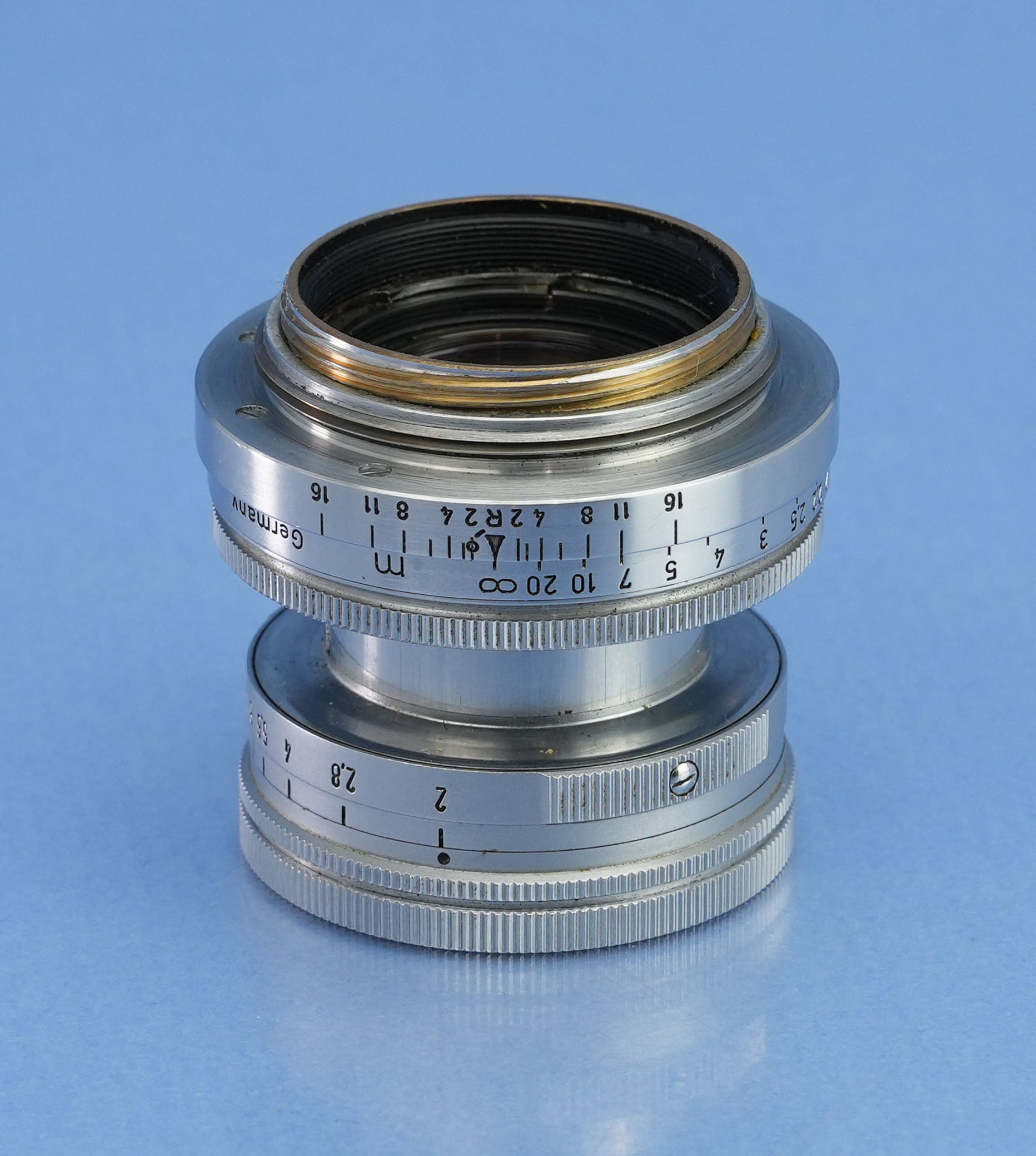 LEICA LEITZ SUMMICRON 50MM F2 SOOIC YELLOW LANTHAR EARLY #1040401 SM LENS +CAP