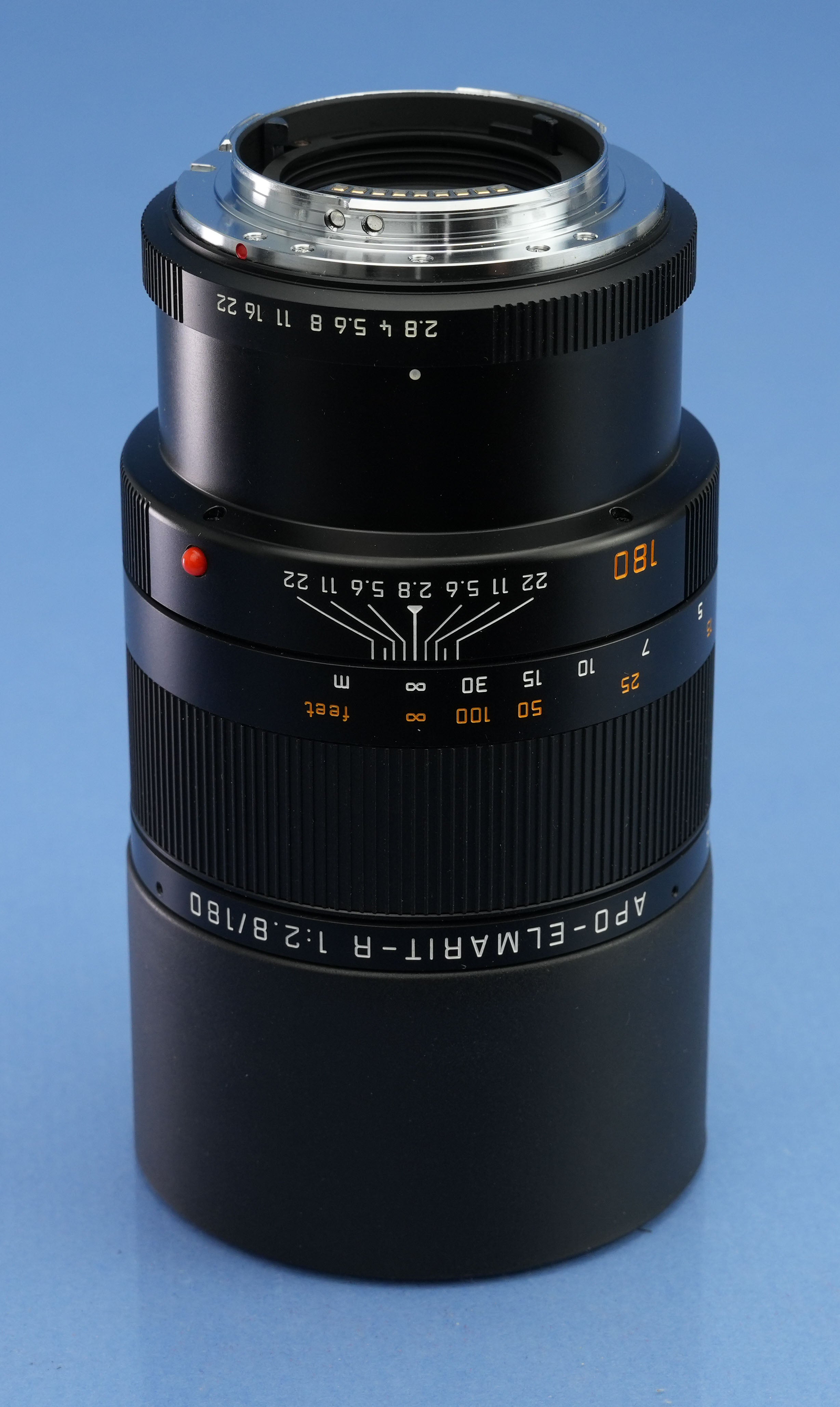 LEICA LEITZ 11273 APO-ELMARIT-R 180MM F2.8 R ROM LENS +BOX +CAPS +E67 UVa MINT!