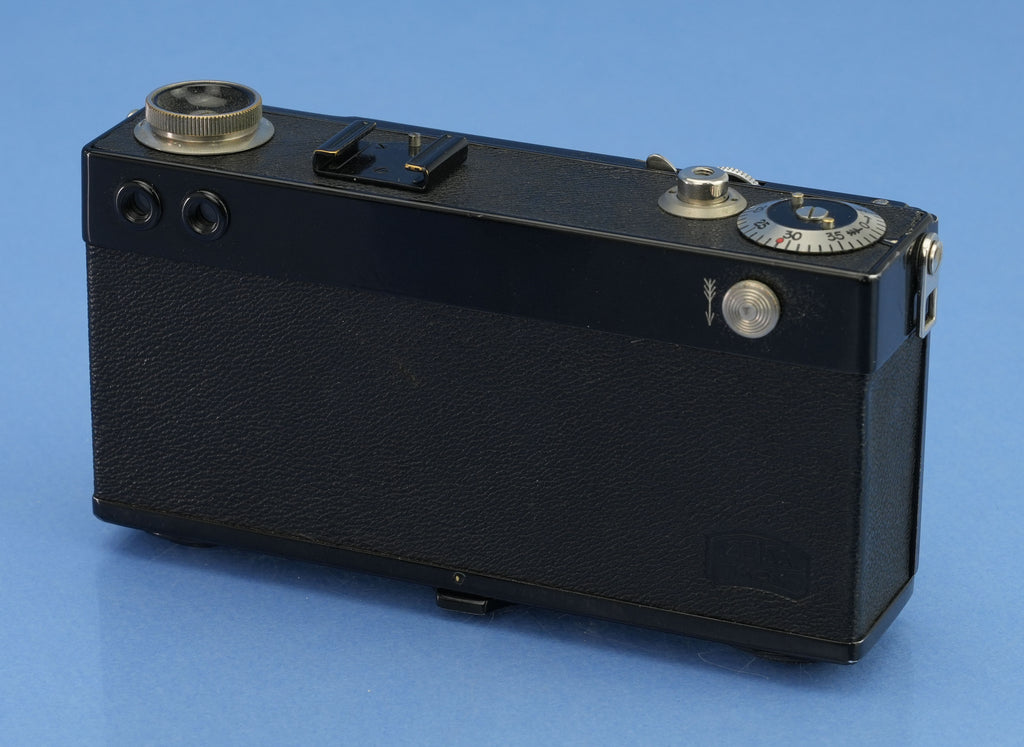 CONTAX IA BLACK PAINT RANGEFINDER CAMERA BODY +CARL ZEISS 50MM F2 SONNAR +CASE