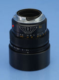 LEICA LEITZ SUMMILUX-M 75MM F1.4 11815 ELC CANADA MANDLER LENS +CAPS VERY NICE!