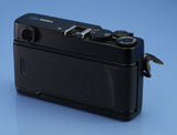 KONICA HEXAR RF BLACK RANGEFINDER CAMERA OUTFIT +50MM F2 LENS +BOX +FLASH +BOX!