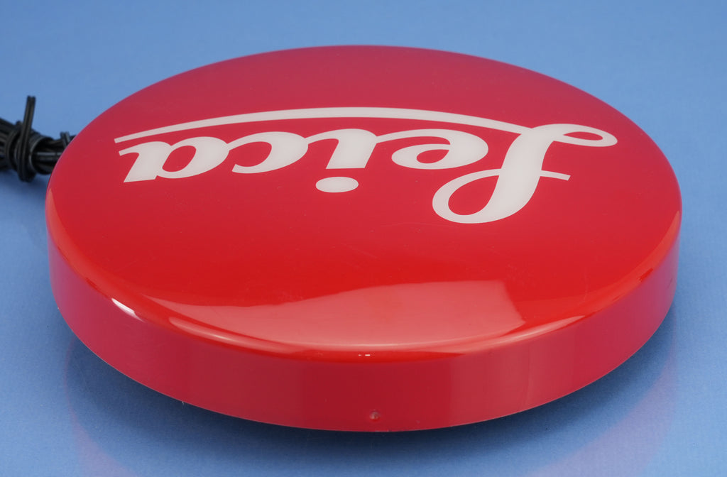 LEICA RED DOT LOGO HÄNDLERSCHILDLEUCHTE ORIGINAL 96228 10 ZOLL