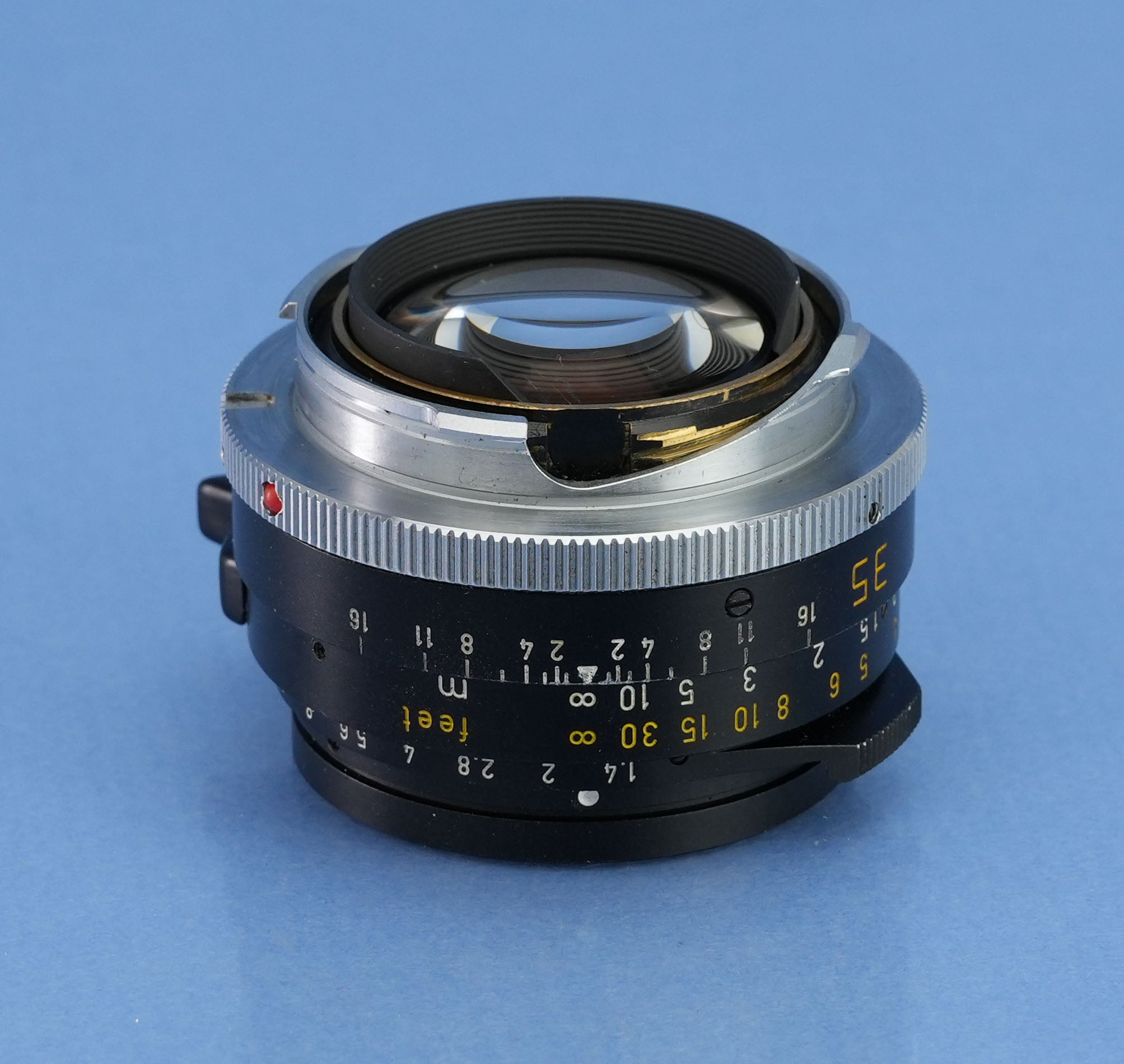 LEICA LEITZ 35MM SUMMILUX-M F1.4 M PRE ASPH LATE# GERMANY 11870 LENS +CAPS NICE!
