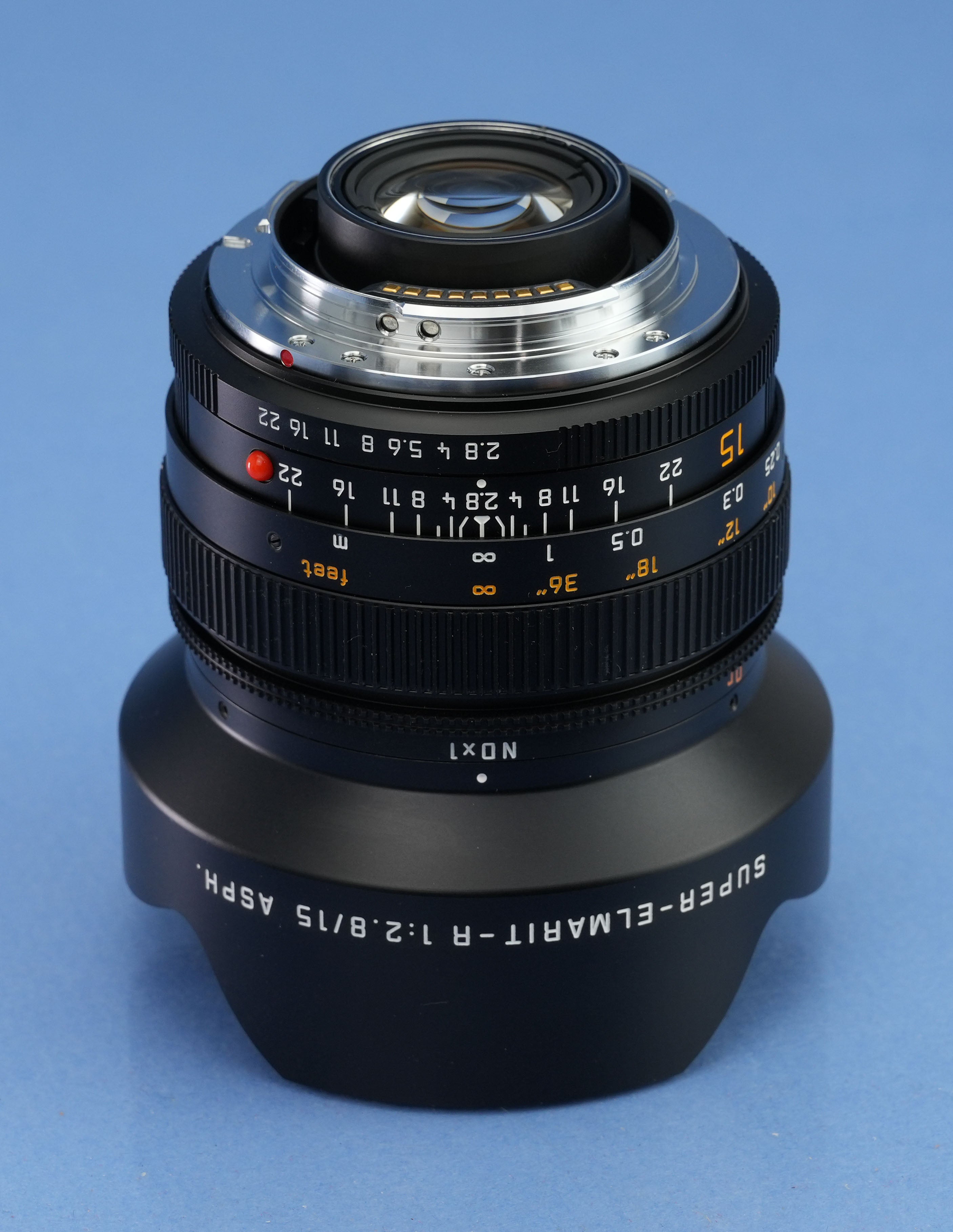 LEICA 15MM SUPER-ELMARIT-R F2.8 ASPH 11326 ROM LENS +BOX +CAPS +CASE MINT! RARE!