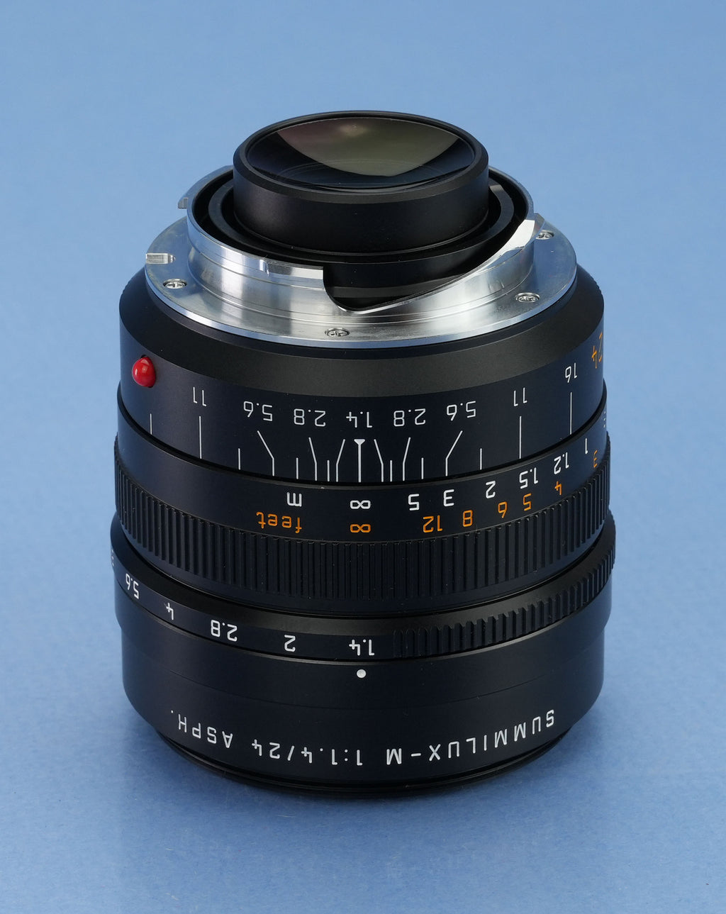 LEICA LEITZ SUMMILUX-M 24MM F1.4 ASPH 11601 LENS +CAPS +SHADE +BOX +PAPERS MINT