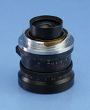 LEICA 28MM ELMARIT M F2.8 EARLY 1ST V 9 ELEMENT BLACK PAINT 11801 LENS GERMANY