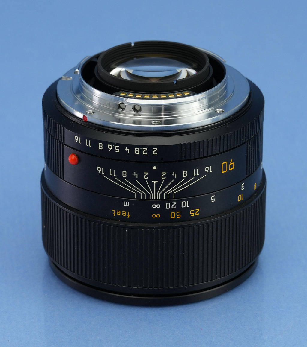 LEICA 90MM F2 APO-SUMMICRON-R ASPH 11350 E60 R 3RD CAM ROM LENS +BOX +UVa MINT!