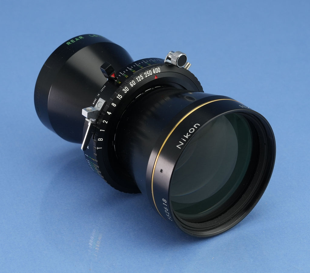 NIKON NIKKOR-T ED 360MM F8 4X5 CONVERTIBLE LENS SET +500mm F11 +BOX +COPAL MINT!