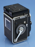 ROLLEI ROLLEIFLEX 3.5F 12/24 ZEISS PLANAR 75MM TLR CAMERA +CASE +SHADE MINT!