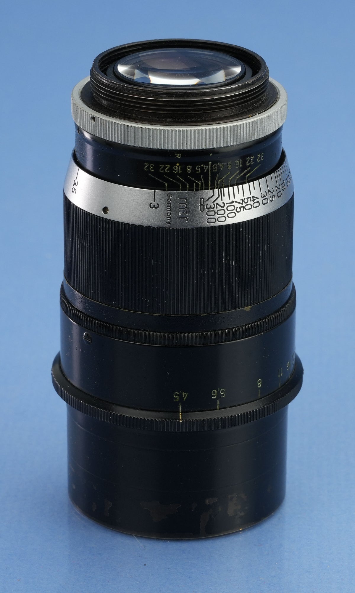 LEICA LEITZ 200MM F4.5 TELYT VISOFLEX VISO I LENS SET +SHADE, FINDER, x3 FILTER+