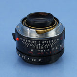LEICA 35MMM SUMMICRON-M F2 ASPH 11611 BLACK PAINT MILLENNIUM LENS SET MINT +BOX!