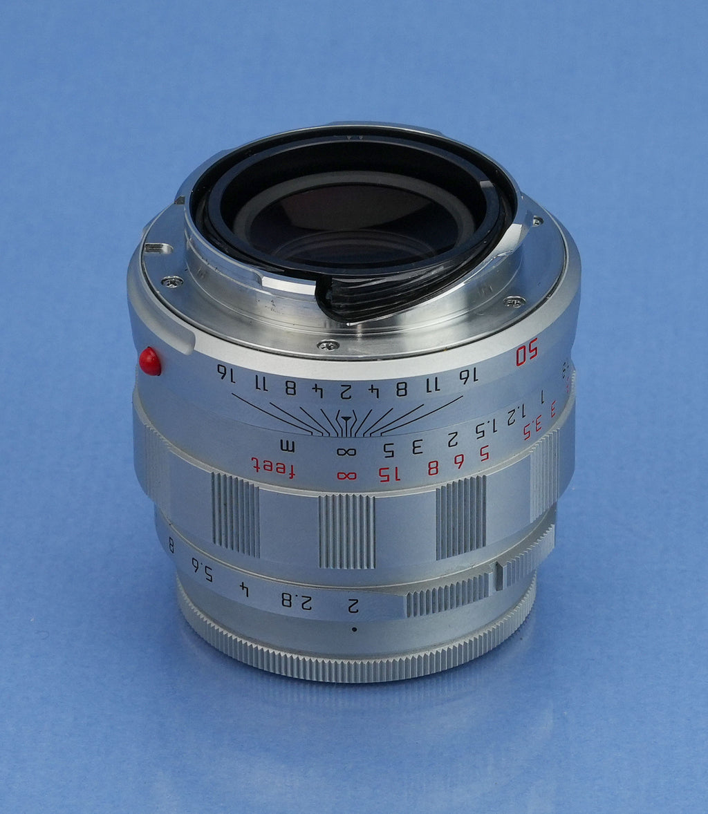 LEICA 11187 50MM APO-SUMMICRON-M F2 ASPH CHROME LHSA SPECIAL EDITION LENS SET!