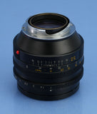 LEICA LEITZ 50MM NOCTILUX-M F1 11821 3rd VERSION E60 LENS +12539 SHADE +BOX NICE